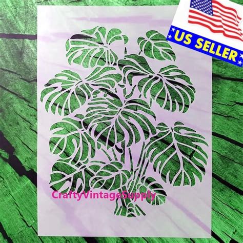 Tropical Stencils Etsy