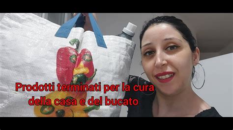 PRODOTTI TERMINATI PER LA CURA DELLA CASA E DEL BUCATO 24 YouTube