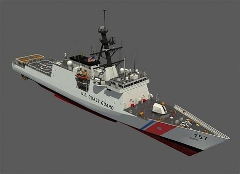 USCGC MIDGETT - LEGEND CLASS US CUTTER-COAST GUARD 3D model | CGTrader