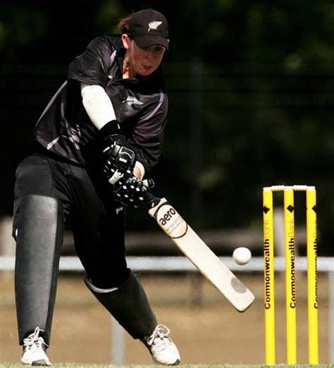 Maria Fahey Drives To The Off During Her Knock Of 35 ESPNcricinfo