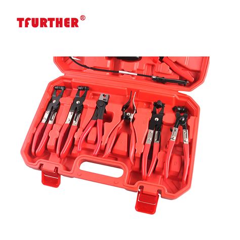 Supply Stock Remover Hand Tool Kit 9 Piece Hose Clamp Ring Clamp Kit