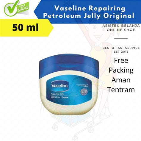 Jual VASELINE Repairing Jelly Original 50 Ml Petroleum Jelly 50ml