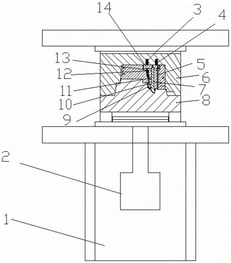 斜顶加直顶组合顶出脱模机构的制作方法