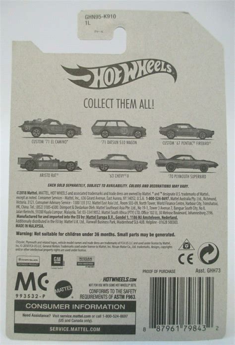 Hot Wheels GHH73 999A 51st Anniversary Satin Chrome Series Set Of 6 Cars For Sale Online EBay
