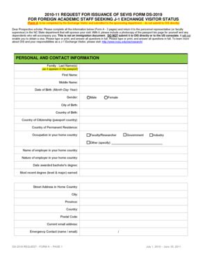 Fillable Online Ncsu Office Of International Scholar And Student