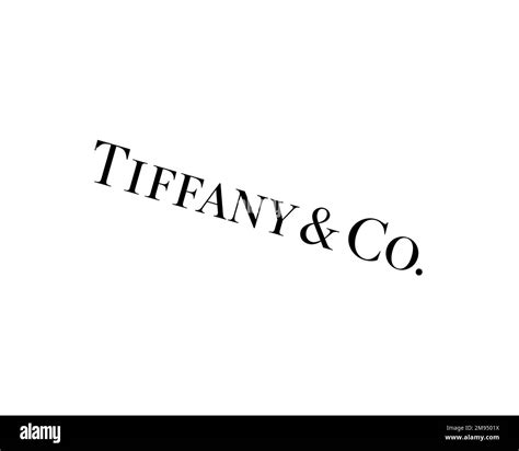 Tiffany & Co. Rotated Logo, White Background B Stock Photo - Alamy