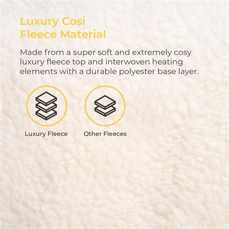 Cosi Home Luxury Multi Zone Electric Blanket King Size With Heat