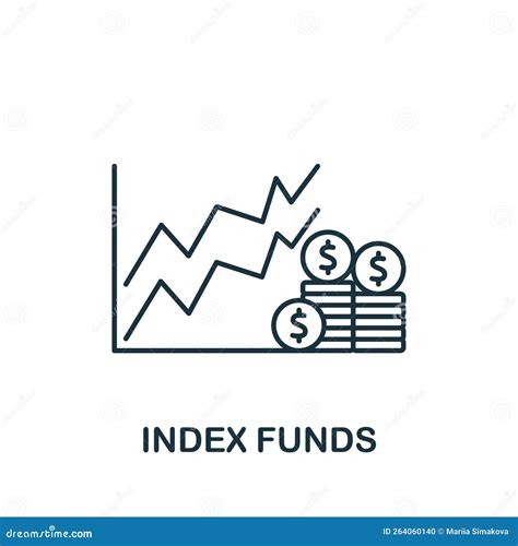 Index Funds Icon Monochrome Simple Investments Icon For Templates Web