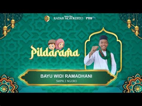 PILDARAMA PIALA BUPATI BAYU WIDI RAMADHANI MENGAJAK GENERASI MUDA