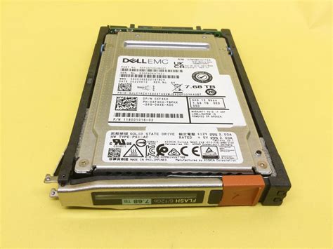 XF4KH Dell 7 68TB SAS 12Gbps Read Intensive SED FIPs 2 5 SSD