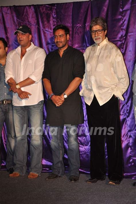 Ajay Devgan Sanjay Dutt And Amitabh Bachchan Unveiled Rascals First