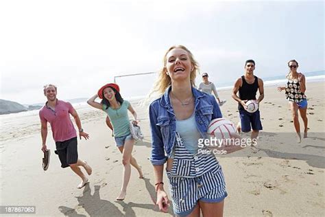 Beach Ball Soccer Photos And Premium High Res Pictures Getty Images