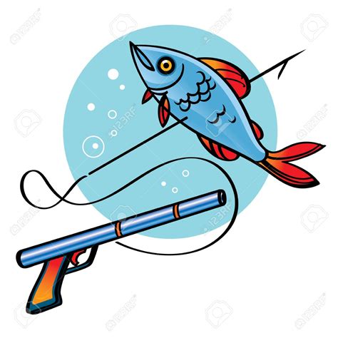 Spear fishing clipart - Clipground