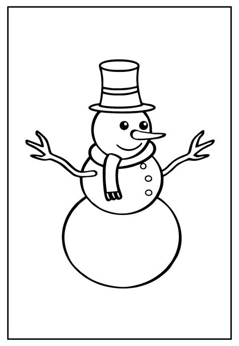 Desenhos De Boneco De Neve Para Colorir Bora Colorir