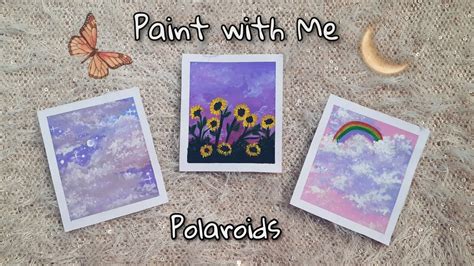 Easy Polaroid Painting Ideas With Gouache Part 3 Aesthetic Polaroids