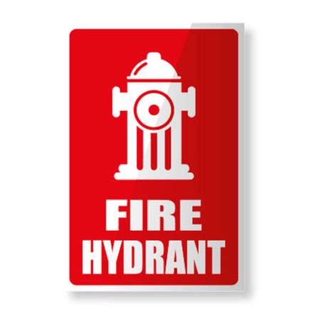 Fire Hydrant Sign Checkmate Safety