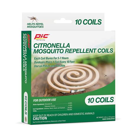 Pic Citronella Mosquito Repellent Coils Pic Corp