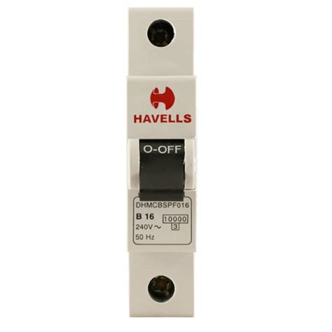 Havells Single Pole Mcb B Series