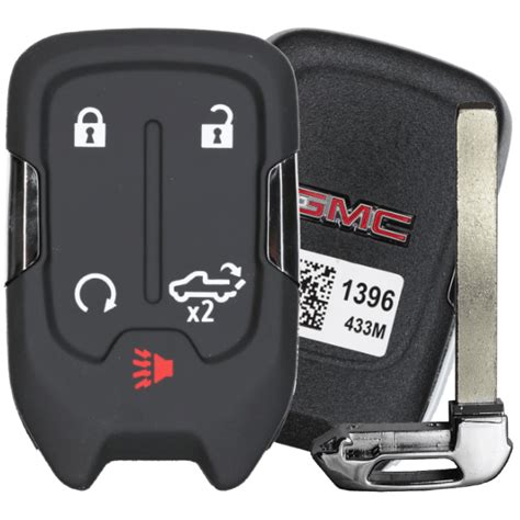 GMC 5 Button Proximity Smart Key Fcc HYQ1EA Pn 13591396 Keys 4 Less