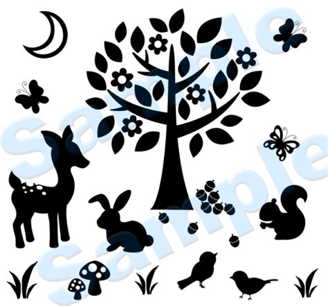 Free Woodland Animal Silhouette, Download Free Woodland Animal ...