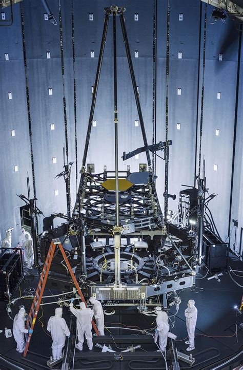 Image Inside Nasas Giant Vacuum Chamber With The James Webb Space