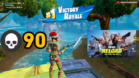 High Kill FORTNITE RELOAD Solo Vs Squads Gameplay Fortnite Kill