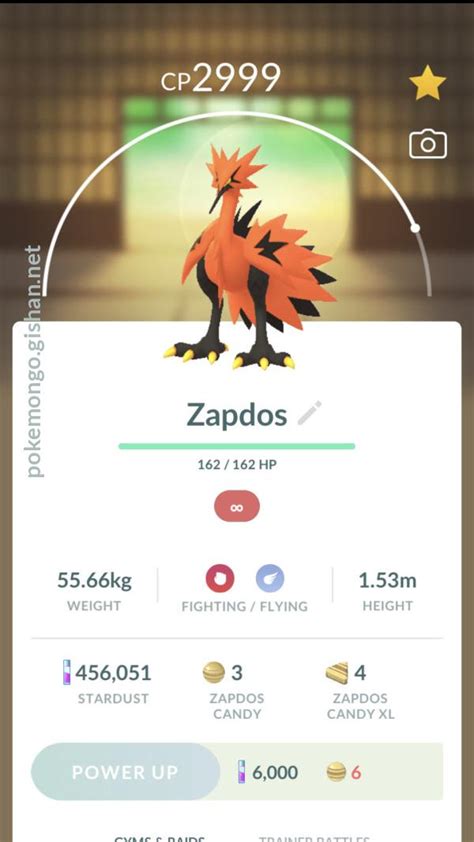 Galarian Zapdos Pokemon Go