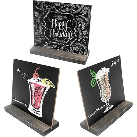 Amazon X Inch Mini Tabletop Chalkboard Signs With Vintage