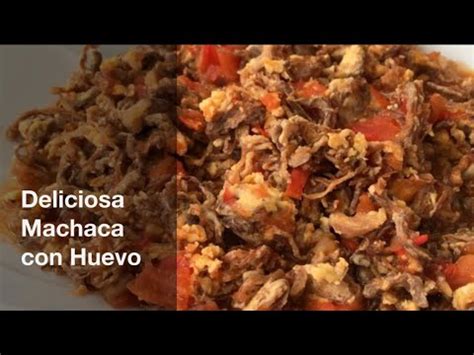 Carne Deshebrada Estilo Machaca Con Huevo Receta Youtube