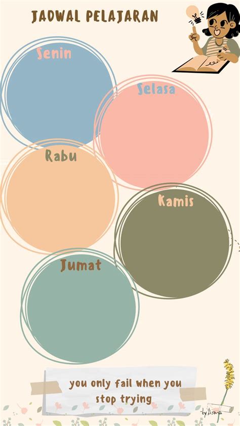 Tabel Jadwal Pelajaran Artofit