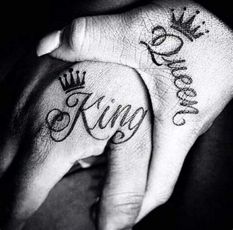 15 Stylish King And Queen Tattoos for Couples | Styles At Life