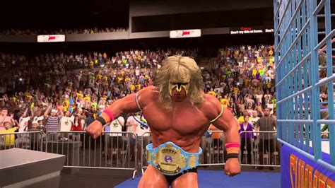 WWE 2K15 2015 Rick Rude Vs Warrior YouTube