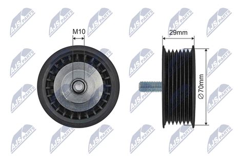 Deflection Guide Pulley V Ribbed Belt Rnk Ps Nty