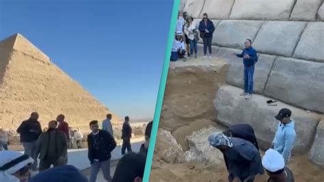 Video Showing Renovation Of Menkaure Pyramid In Egypt Sparks Outrage