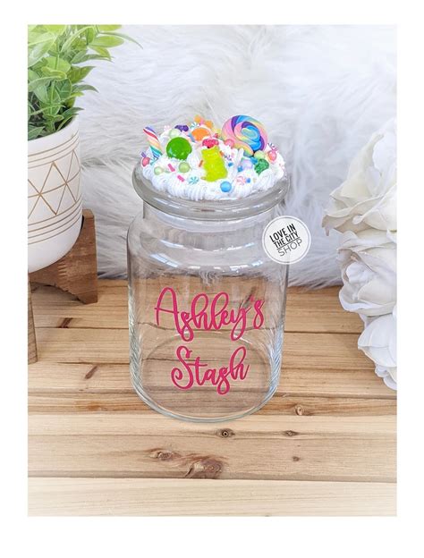 Birthday Candy Jar Funny Candy Jar Personalized Candy Jar Etsy