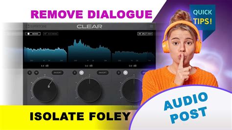 Remove Dialogue Isolate Foley Create An M E For Film Using Supertone