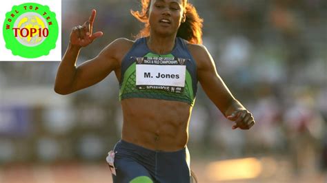 World Top Ten Fastest 100 Meter Sprinters In History Women YouTube