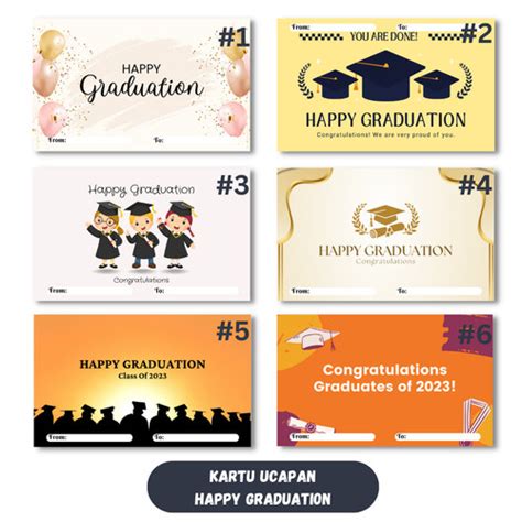 Jual Kartu Ucapan Happy Graduation Kartu Ucapan Wisuda Kelulusan