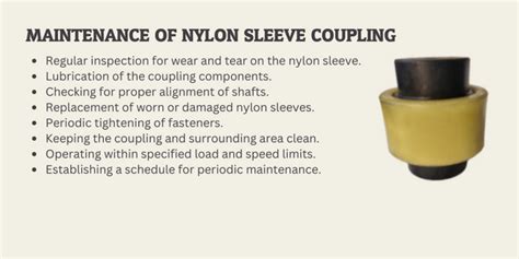 Maintenance Of Nylon Sleeve Coupling Coupling House