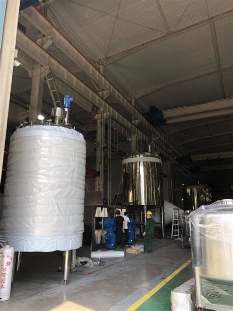 Stainless Steel Tank Sanitary Jacketed Storage Tank For Honey Milk Oil