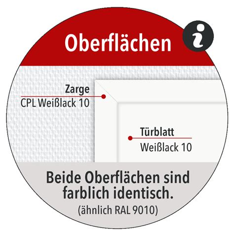 Cala 03 2 flügelige Innentür mit Zarge RAL 9010 Ortrander