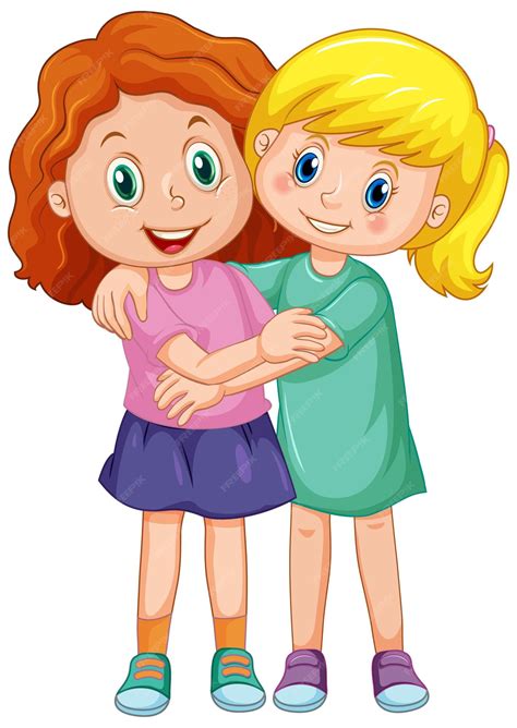 Boy Best Friends Clipart