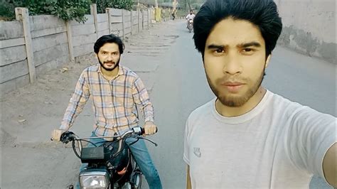 Thokar Niaz Baig Vlog Dost Ko Bike Chlane Ka Tareeqa Sikhaya Youtube