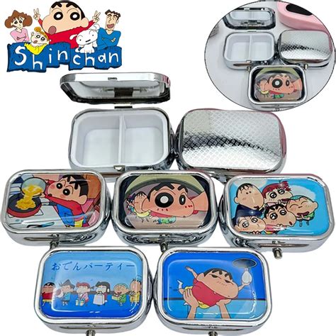 Crayon Shin Chan Mini Estuche Organizador De P Ldoras Port Til Caja De