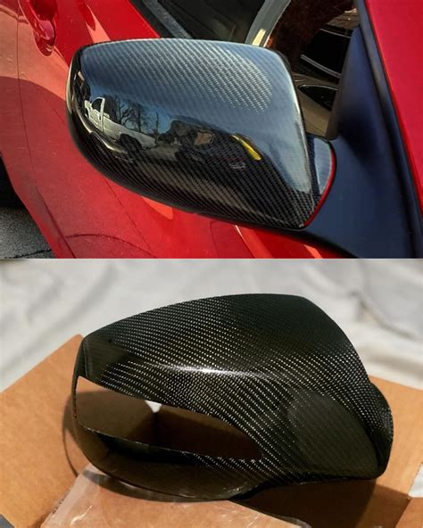 Genesis Coupe Carbon Fiber Side Mirror Covers