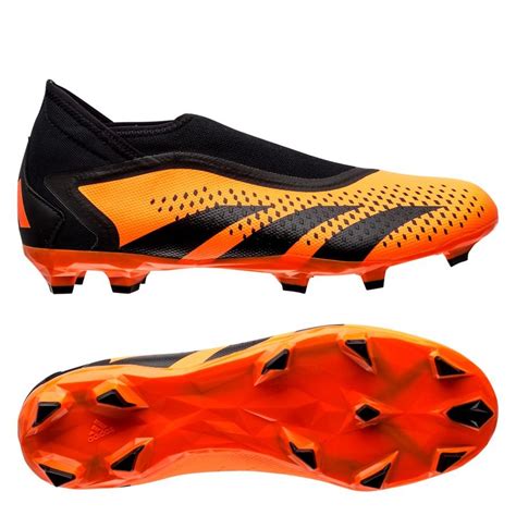 Adidas Predator Accuracy Laceless Fg Heatspawn Orange Schwarz