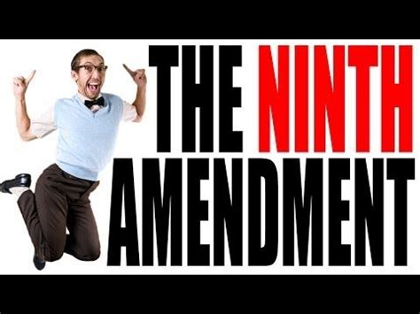 The Ninth Amendment Explained The Constitution For Dummies Series