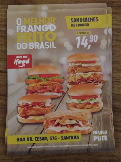 Menu Em Frango No Pote Restaurante S O Paulo R Dr C Sar