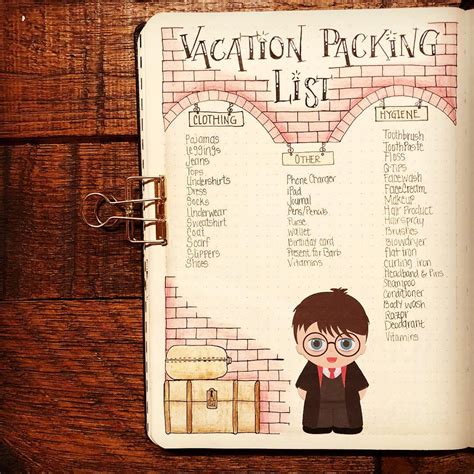 17 Harry Potter Bullet Journal Spreads That Are Magical TheFab20s