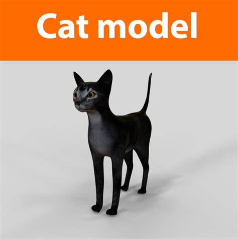 Gato Modelo 3d Gratuito Skp Free3d